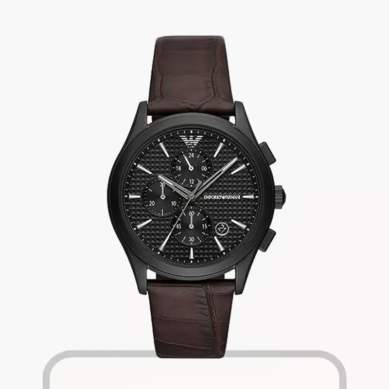 Emporio Armani Paolo Chronograph Black Dial Men's Watch | AR11549